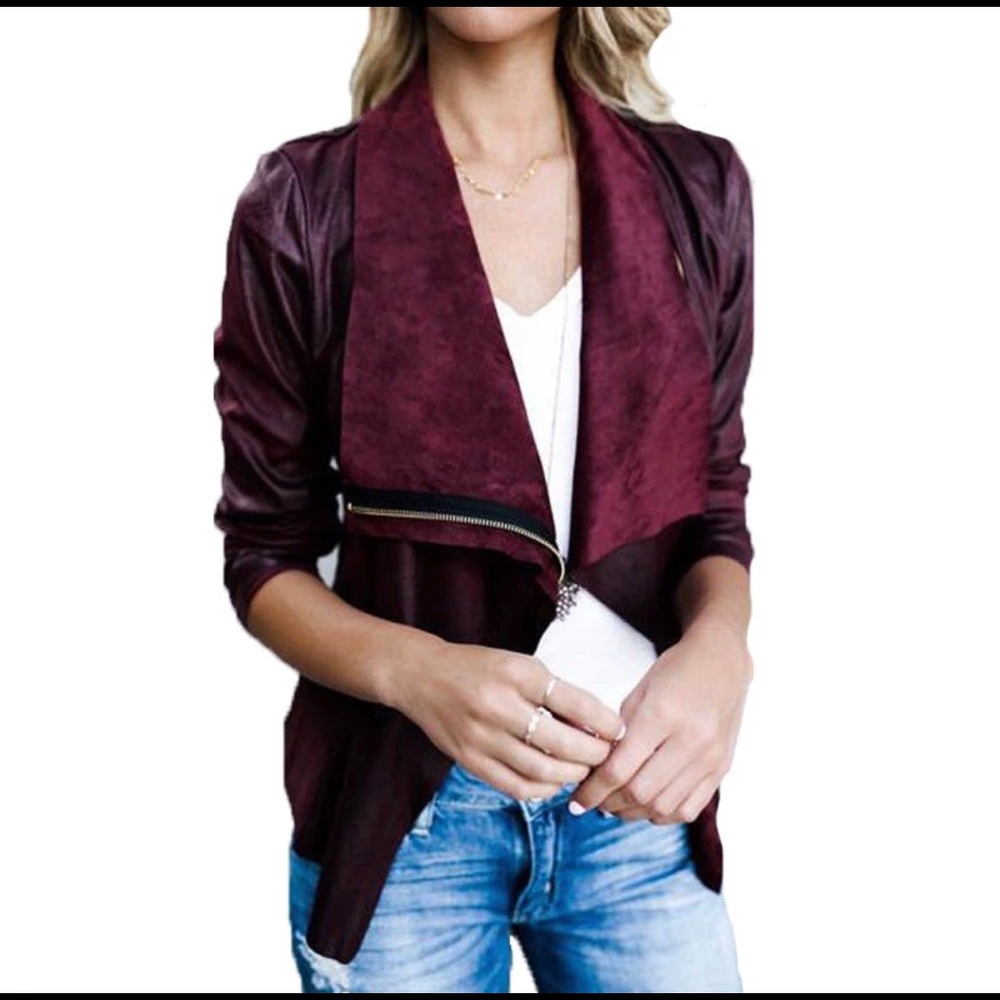 Windbreaker Style Light Weight Leather Jacket